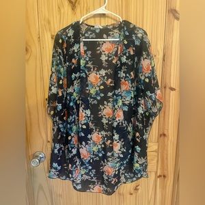 Floral Sheer Wrap